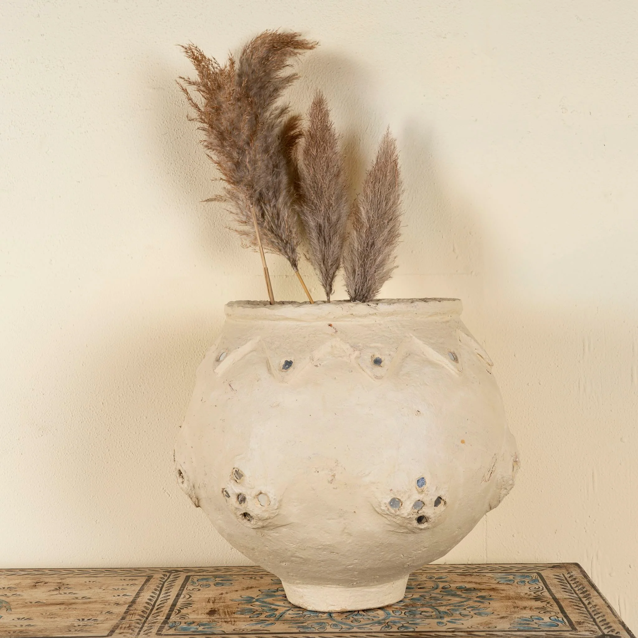 4 Inch Papier Mâché Pot