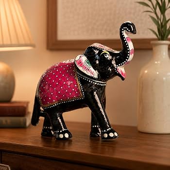 Papier Mâché Elephant Showpiece
