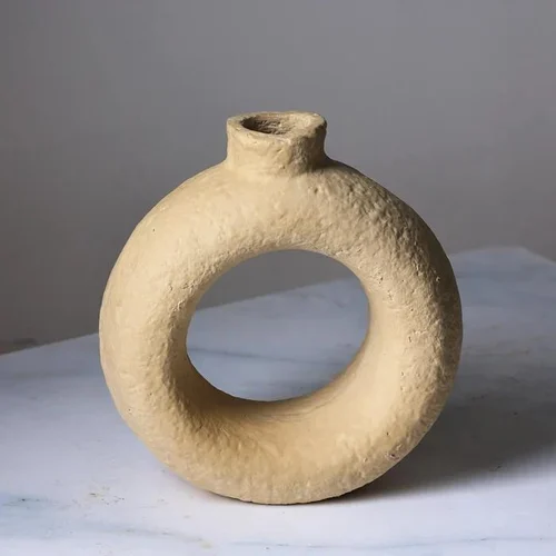 7.5 Inch Papier Mâché Vase